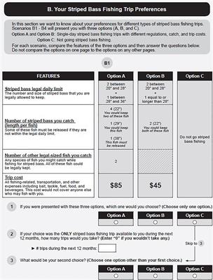 Expected Economic and Biological Impacts of Recreational Atlantic Striped Bass Fishing Policy